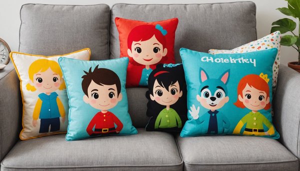 Coussins personnages : ajoutez du charme à votre canapé !